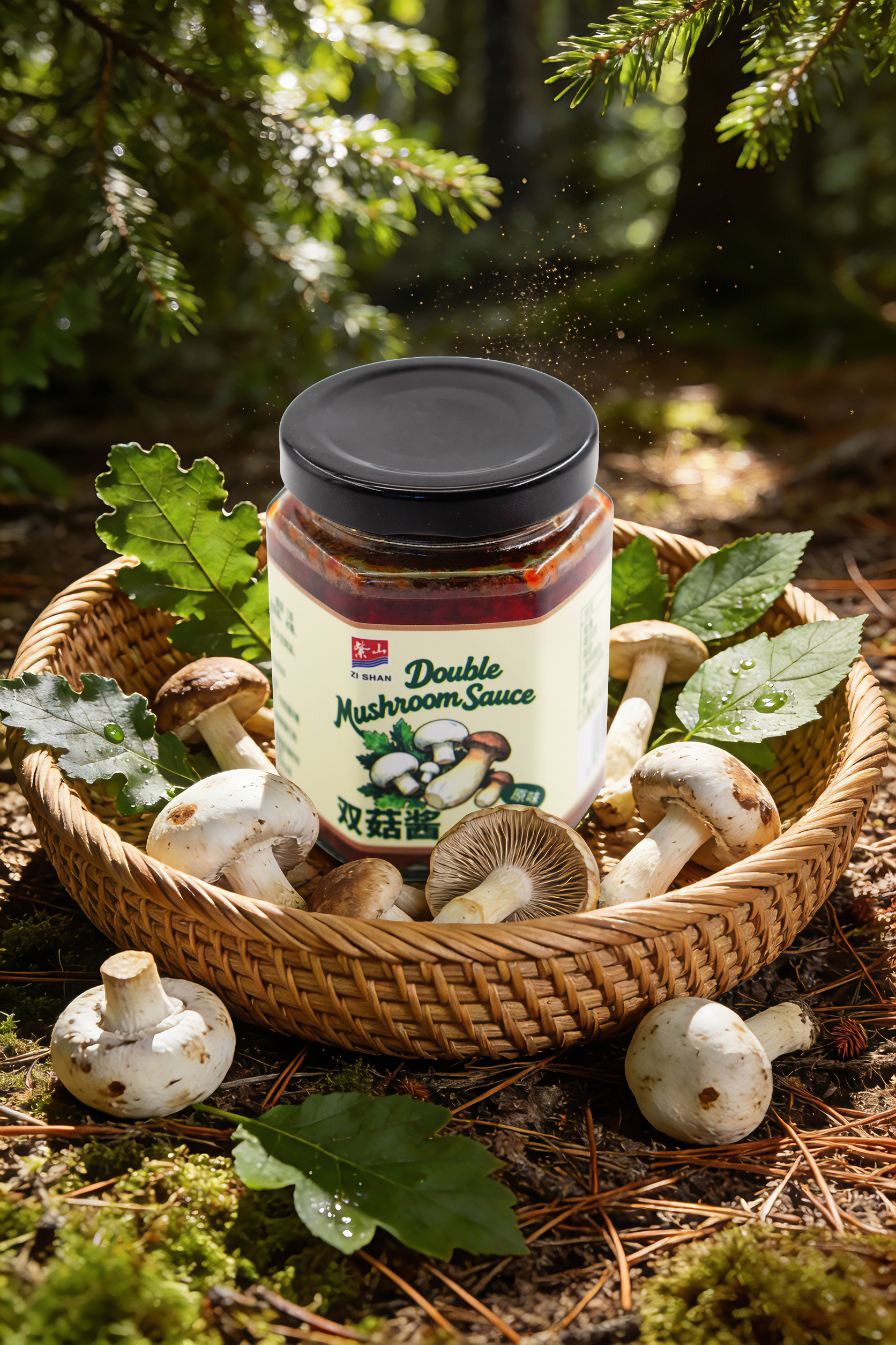 紫山雙菇醬